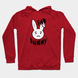 Sad Face Bunny Hoodie